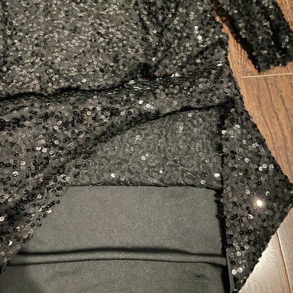 Smart Set Black Sequins Mini Dress - Picture 5 of 9